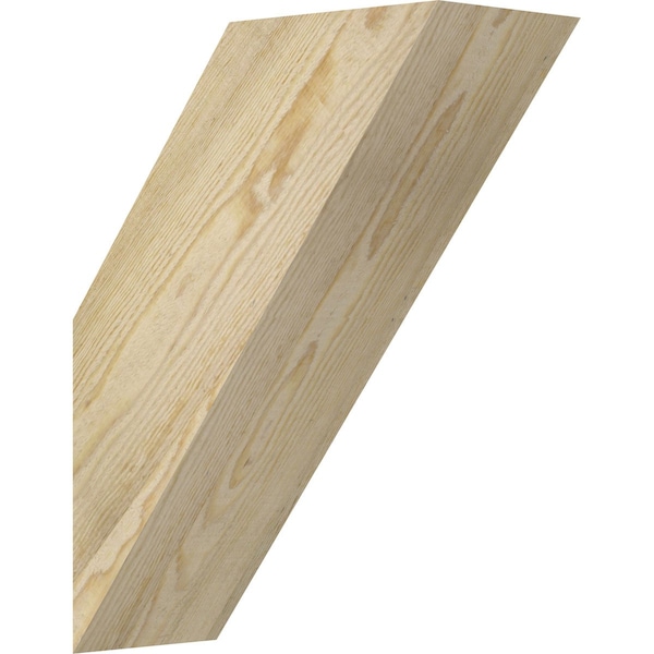 Ekena Millwork 6"W x 14"D x 18"H Traditional Rough Sawn Knee Brace, Douglas Fir BRC06X14X18TRA00RDF - main